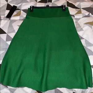 Green skirt